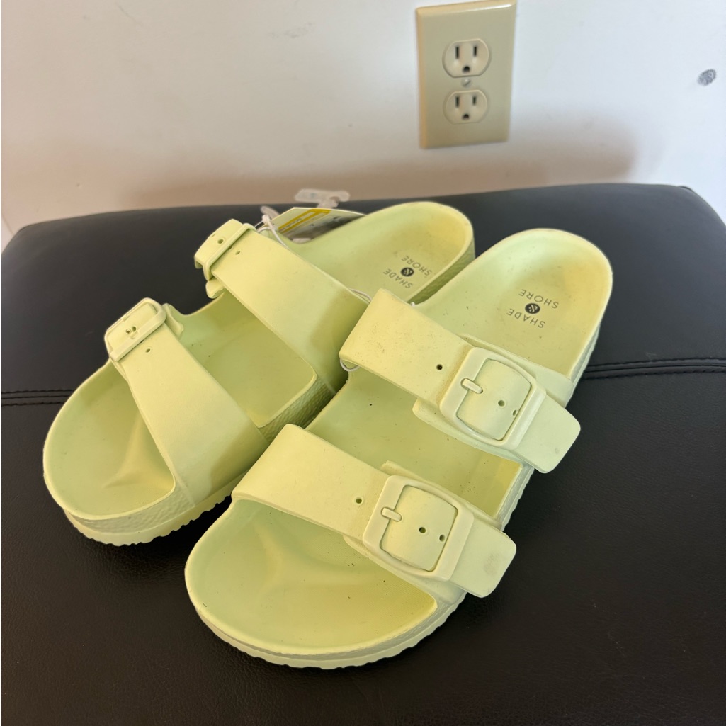 Lime Green Sandals